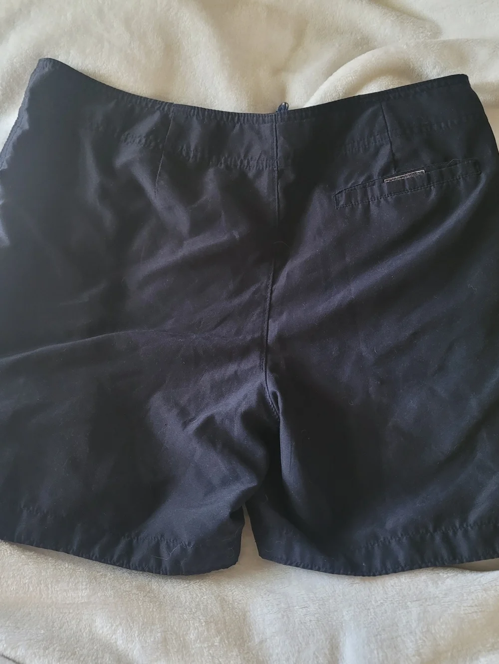 Vintage Hollister Board Shorts Mens Sz Medium Swim Trunks‎ 90s Y2k Navy Blue Euc